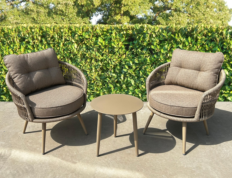 Coffee furniture set OUTDOOR Sanremo (2 armchairs, coffee table)