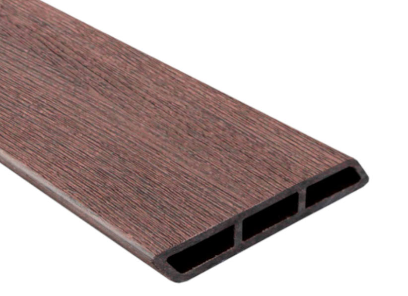 Rhombus WPC Board Outdoor STORM BROWN. Color Brown mix