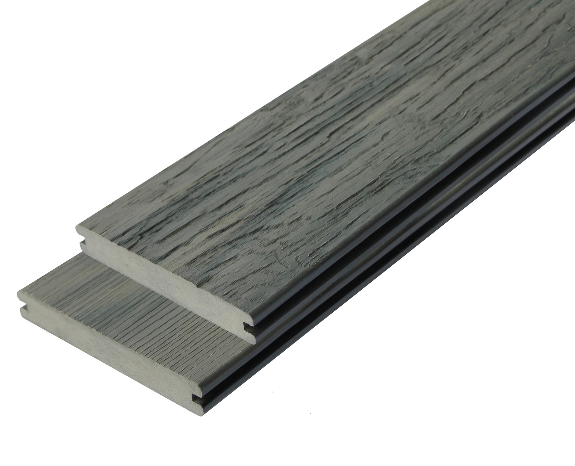 Decking WPC Outdoor 3D STORM/OLD WOOD full-bodied. Color Grey mix