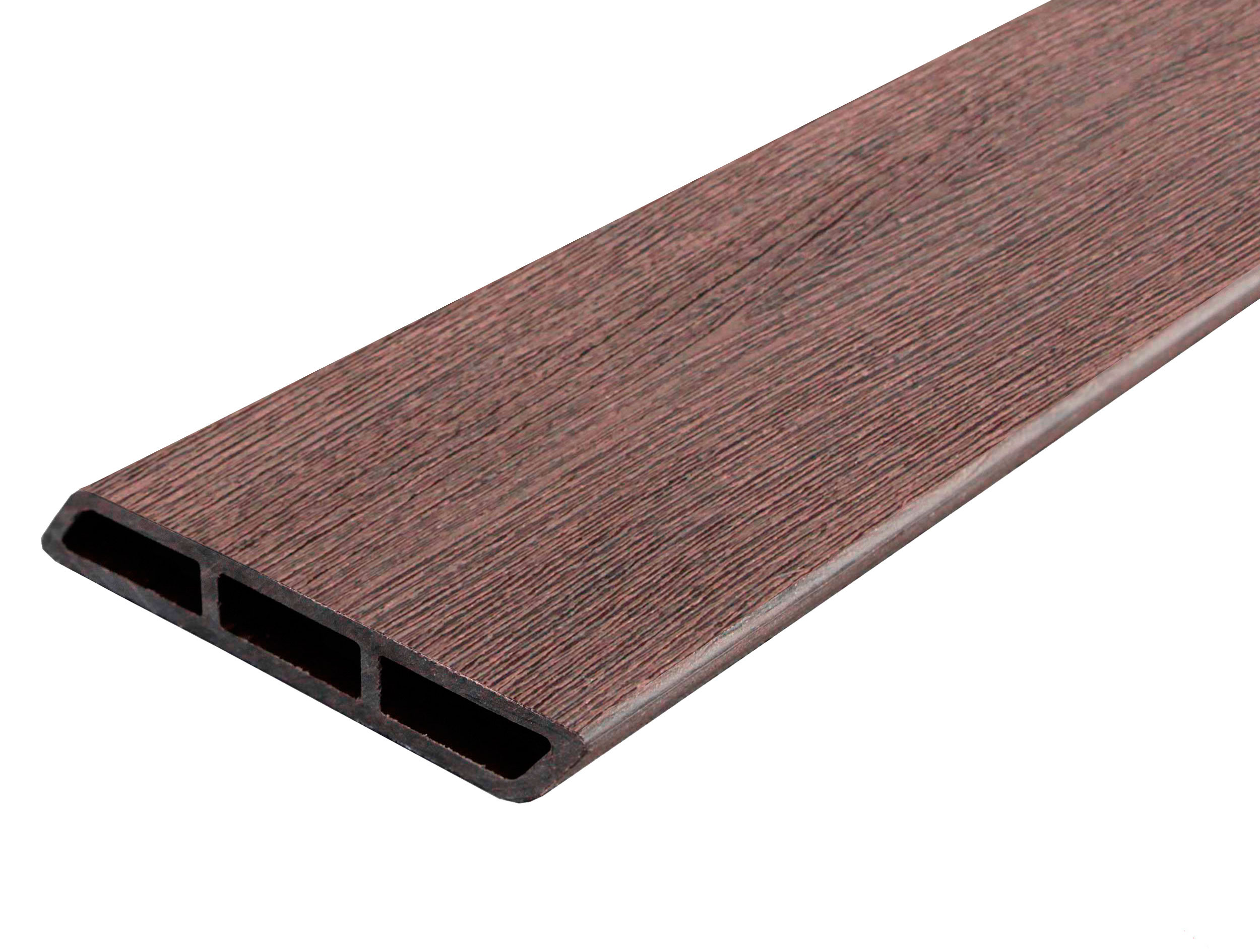 Universal board Rhombus WPC Outdoor 3D STORM. Color Brown mix