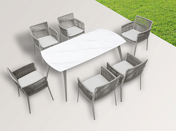 Furniture set OUTDOOR Napoli (table, 6 chairs)