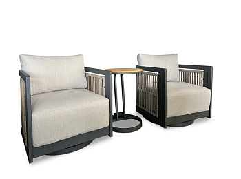 Coffee furniture set OUTDOOR Verona (2 chairs, coffee table)