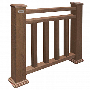 Outdoor fencing " Classic Plus" 3D STORM. Brown