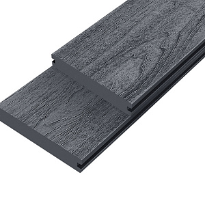 Decking WPC Outdoor 3D NEVADA/CALIFORNIA full-bodied. Black