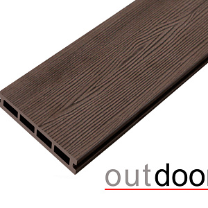 Decking WPC Outdoor 3D STORM/velvet. Brown mix