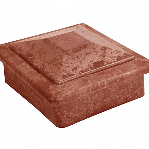 The cover for the post is plastic Outdoor 150*150*60 мм. Brick