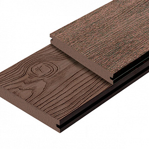 Decking WPC Outdoor 3D STORM/OCEAN full-bodied. Brown mix